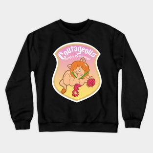 Kawaii Magic School Courage Crest Crewneck Sweatshirt